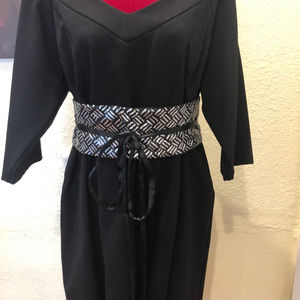 IGIGI Plus Size Sheath  Bodycon Dress with Belt